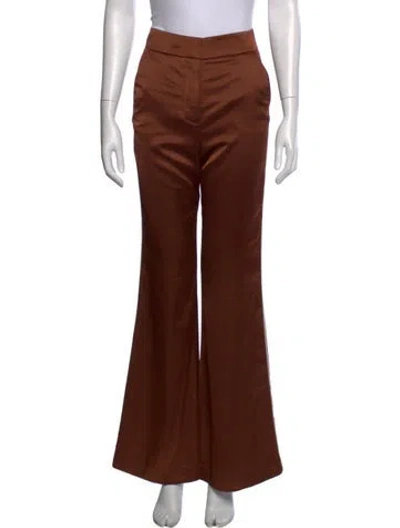 Pre-owned Veronica Beard Flared Pants W/ Tags In Brown