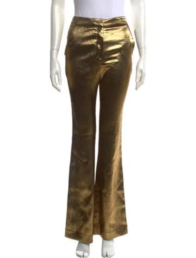 Pre-owned Veronica Beard Flared Pants W/ Tags In Green
