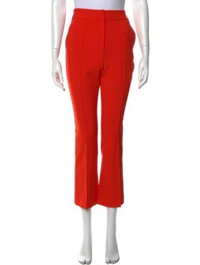 Pre-owned Veronica Beard Flared Pants W/ Tags In Orange