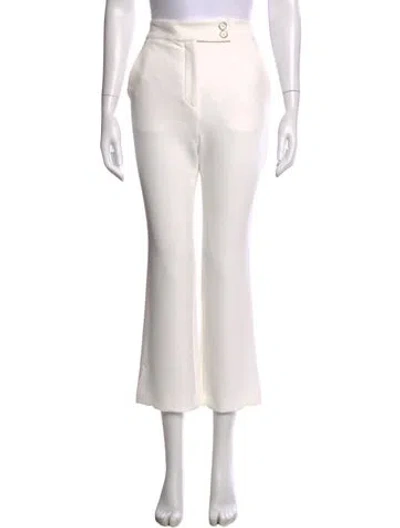 Pre-owned Veronica Beard Flared Pants W/ Tags In White