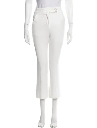 Pre-owned Veronica Beard Flared Pants W/ Tags In White