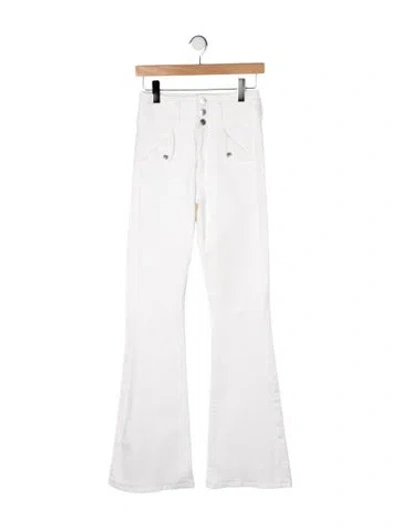 Pre-owned Veronica Beard Flared Pants In White