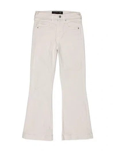 Pre-owned Veronica Beard Flared Pants In White