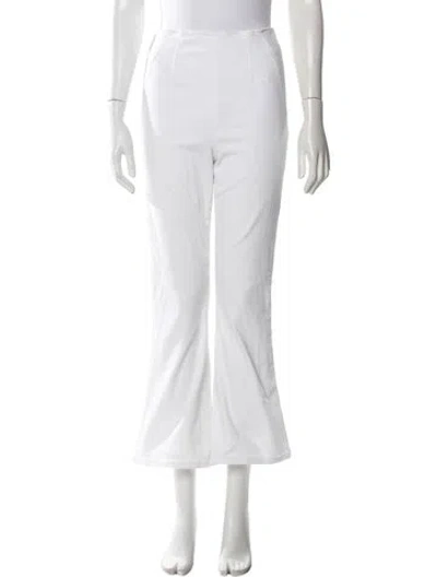 Pre-owned Veronica Beard Flared Pants In White
