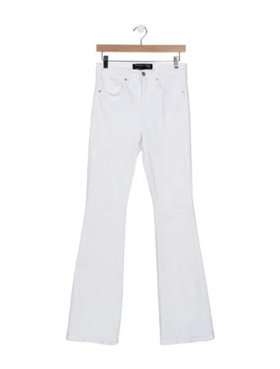 Pre-owned Veronica Beard Flared Pants In White