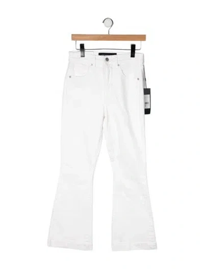 Pre-owned Veronica Beard Flared Pants In White