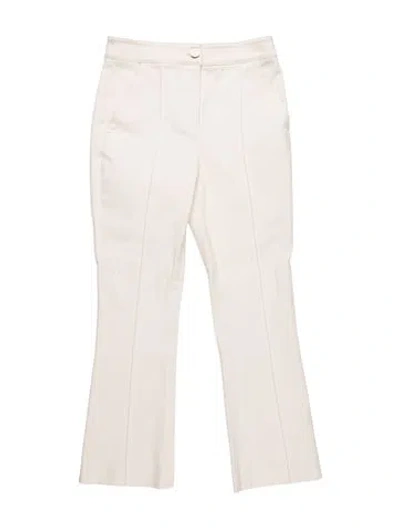 Pre-owned Veronica Beard Flared Pants In White
