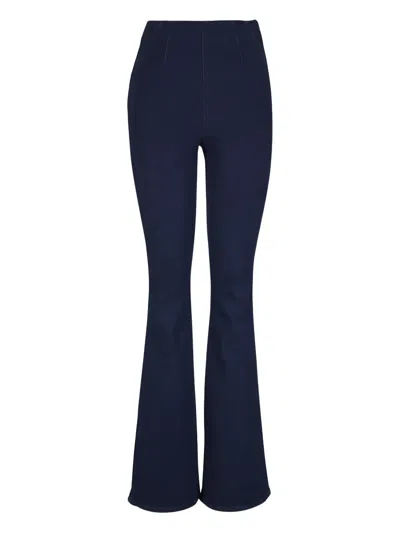 Veronica Beard Flared Trousers In Blue