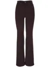 Veronica Beard Flared Trousers In Brown