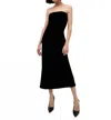 Veronica Beard Flora Midi Dress In Black In Black