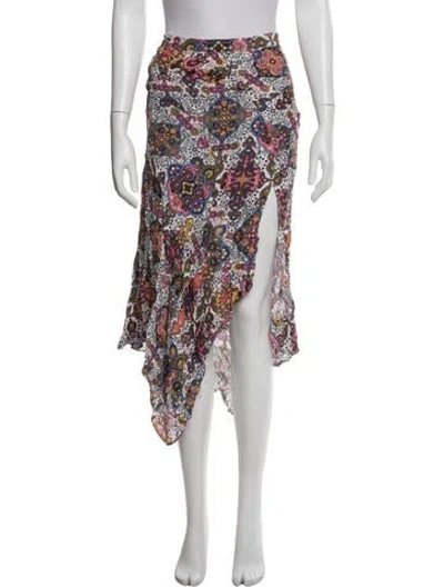 Pre-owned Veronica Beard Floral Print Midi Length Skirt W/ Tags