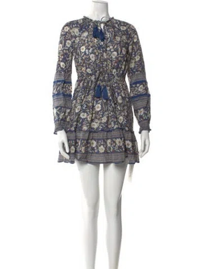 Pre-owned Veronica Beard Floral Print Mini Dress