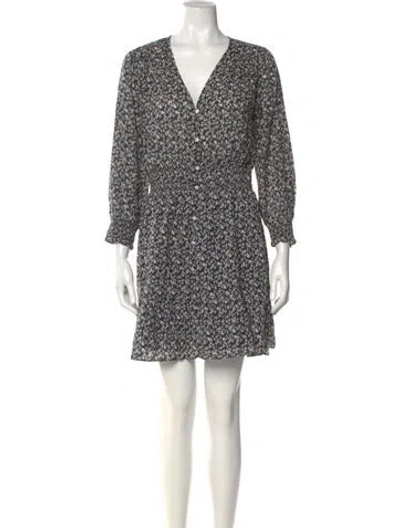 Pre-owned Veronica Beard Floral Print Mini Dress