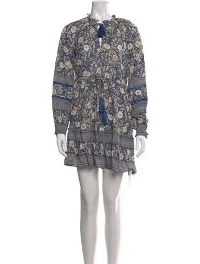 Pre-owned Veronica Beard Floral Print Mini Dress