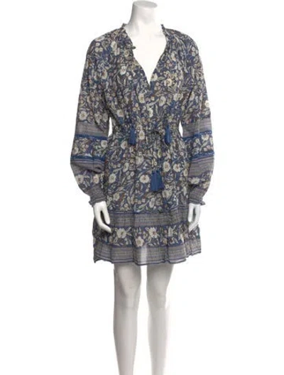 Pre-owned Veronica Beard Floral Print Mini Dress W/ Tags