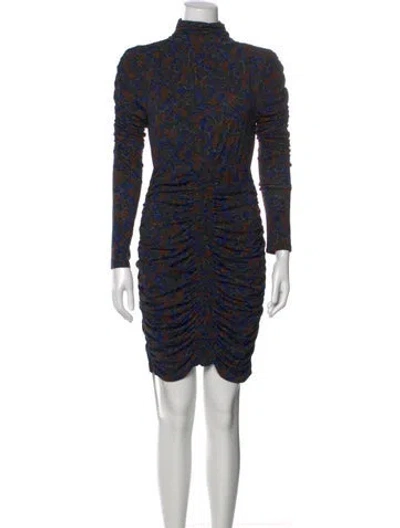 Pre-owned Veronica Beard Floral Print Mini Dress W/ Tags In Multi