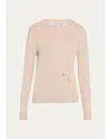 Veronica Beard Frankie Wool-cashmere Pullover Sweater In Pink