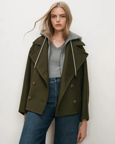 Veronica Beard Franklin Dickey Coat In Cypress