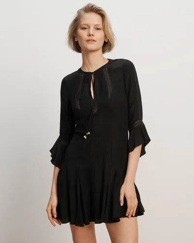 Veronica Beard Freeman Mini Dress In Black