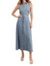 Veronica Beard Fuller Midi Dress In Starlight In Blue