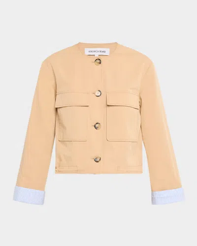 Veronica Beard Gala Utility Jacket In Pink