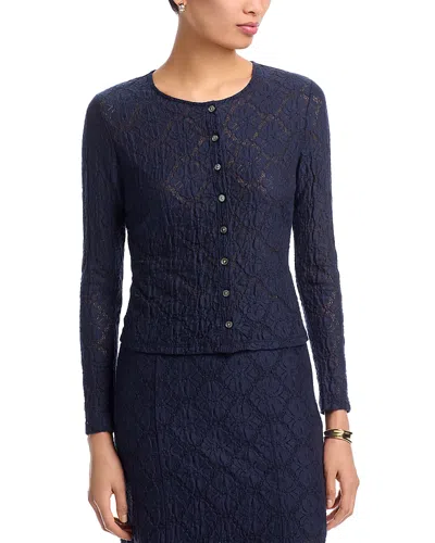 Veronica Beard Gillingham Cardigan In Blue