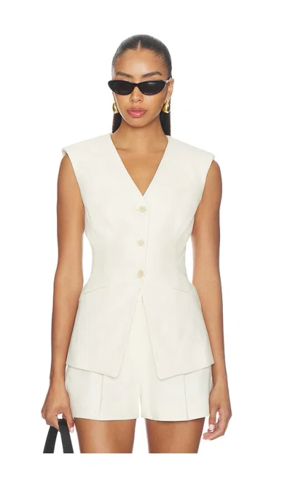 Veronica Beard Gillson Vest In Neutral