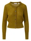 Veronica Beard Gilmour Button-up Cardigan In Green