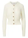 Veronica Beard Gilmour Buttoned Cardigan In Neutral