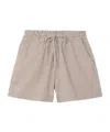 Veronica Beard Gingham Shorts In Brown