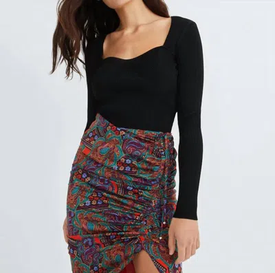 Veronica Beard Gladys Pullover Top In Black
