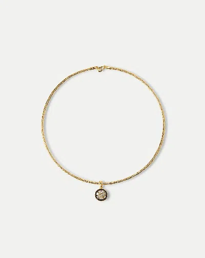 Veronica Beard Gold Snake Chain Pendant Necklace