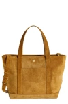 Veronica Beard Goody Grand Leather Tote Bag In Acorn
