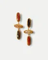 Veronica Beard Grace Semi-precious Stone Drop Earring In Multi