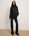 Veronica Beard Gracie Belted Flare Pant In Black