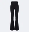 Veronica Beard Gracie Flared Pants In Black