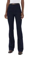 Veronica Beard Beverly High-rise Flared Jeans In Midnight Wash