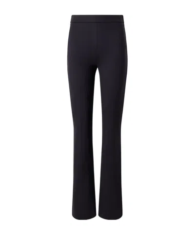 Veronica Beard Gracie Stretch-jersey Flared Pants In Black
