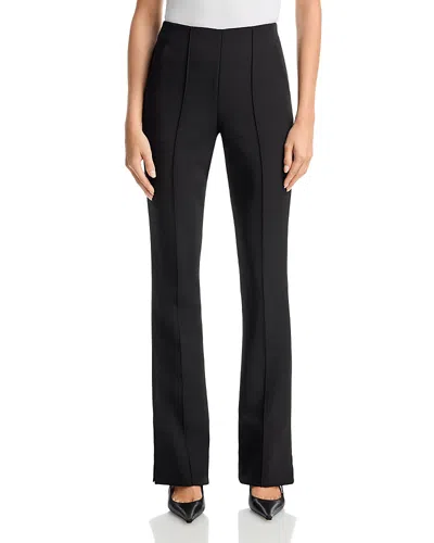 Veronica Beard Gracie Zip Back Pants In Black