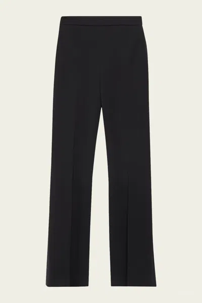 Veronica Beard Gracie Zip-back Pant In Black