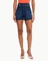 Veronica Beard Graham Denim High Rise Shorts In Bright Blue