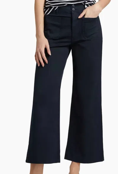 Veronica Beard Grant Cropped Pants In Navy