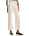 Veronica Beard Grant High Rise Wide Leg Jeans In Ecru In White