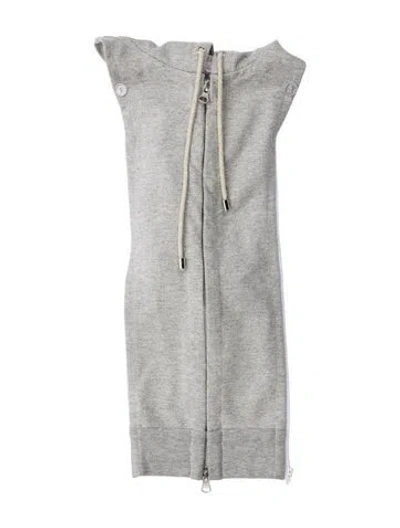 Pre-owned Veronica Beard Grey Cotton Dickey In Gray