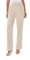 Veronica Beard Grigore Corduroy Pants Heathered Sand In Neutral