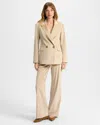 Veronica Beard Grigore Corduroy Wide-leg Pant In Yellow