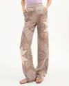 Veronica Beard Grigore Pant In Stone Khaki