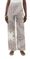 Veronica Beard Grigore Pants Stone Khaki Multi