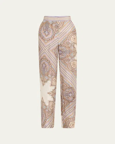 Veronica Beard Grigore Silk Pants