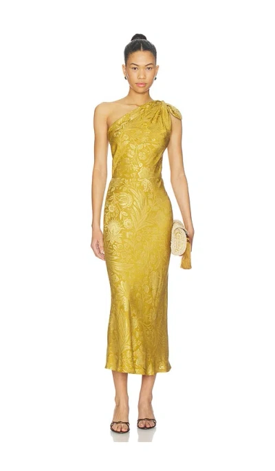 Veronica Beard Grycen Dress In Yellow